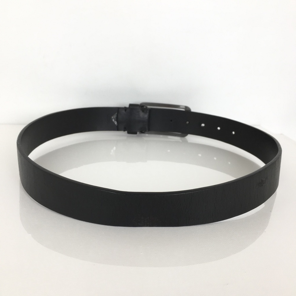 Nike Golf Large Logo Buckle Black Belt Men’s Size 34 Faux Leather - Picture 9 of 9